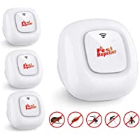 Repelente Ultrasónico Mosquitos- 4 Pack Repelente Ultrasónico de Plagas Repelente Ultrasónico de Plagas- Control de…